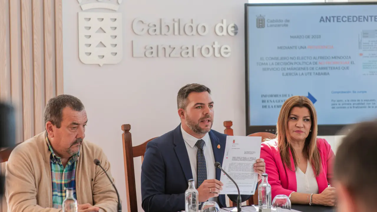 El Cabildo da luz verde a la recuperación del Servicio de Márgenes de Carreteras