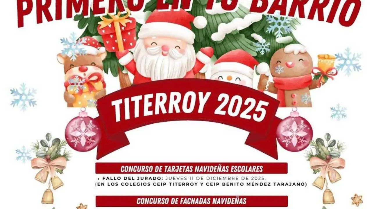 CARTEL NAVIDAD TITERROY 2025