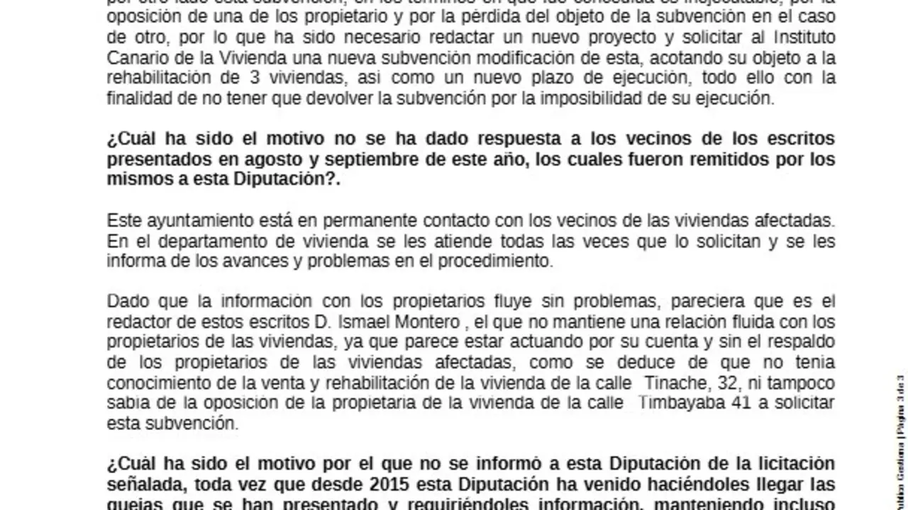 Copia del informe municipal