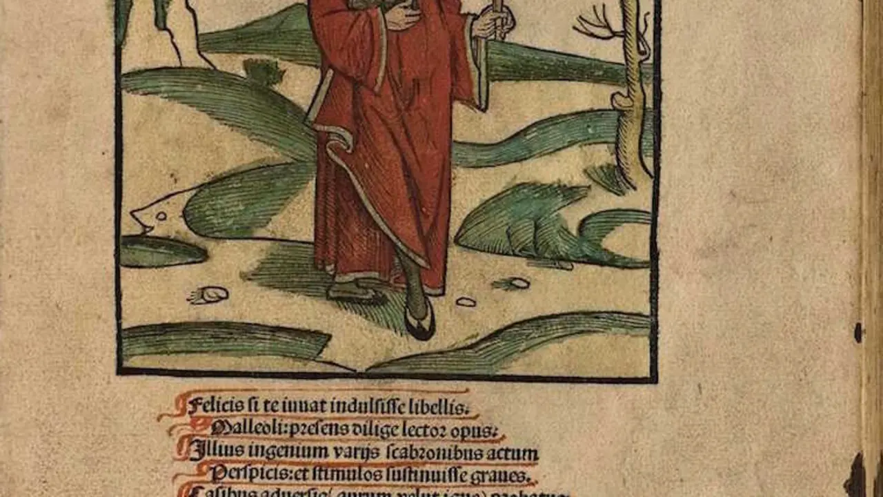 IMMAGINE DI FELIX HEMMERLIN EN LA PRIMERA PAGINA DE SU OBRA CLARISSIMI VIRI IURUMQUE DOCTORIS