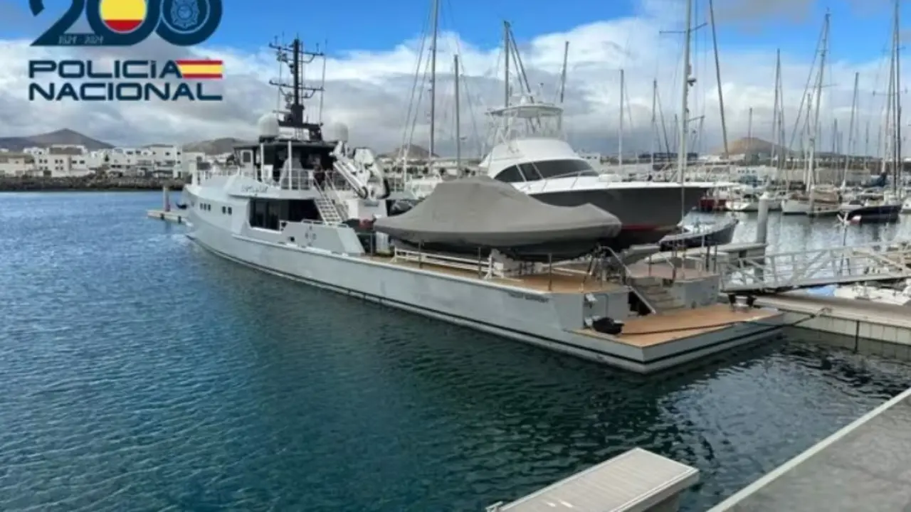 Yate en el que se produjo el robo