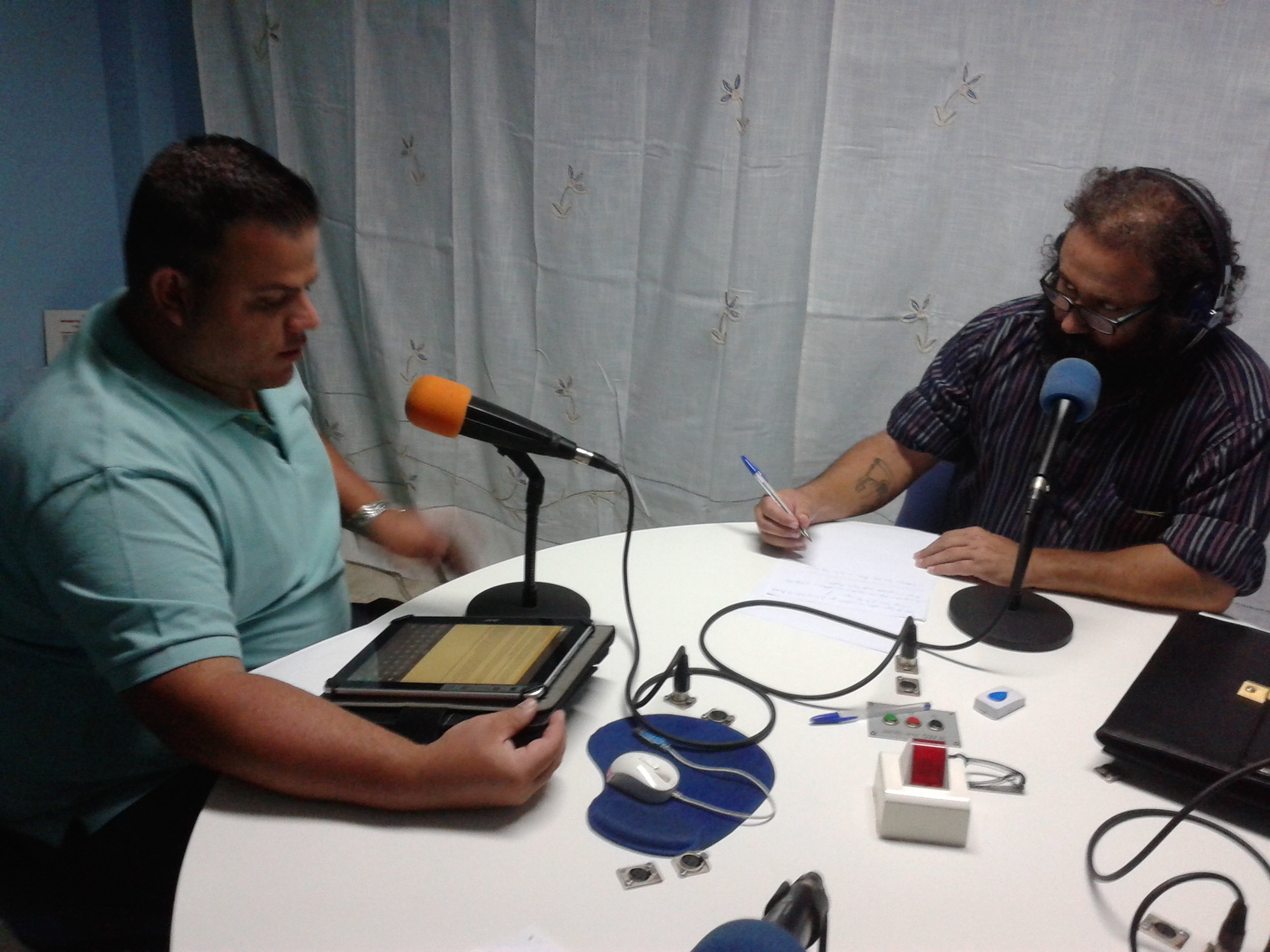 Mario Gilberto en el programa "La Hora de la Verdad"