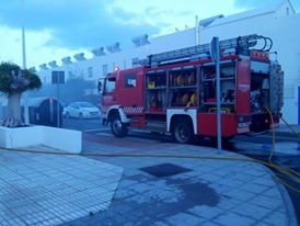 Incendio en Puerto del Carmen 2