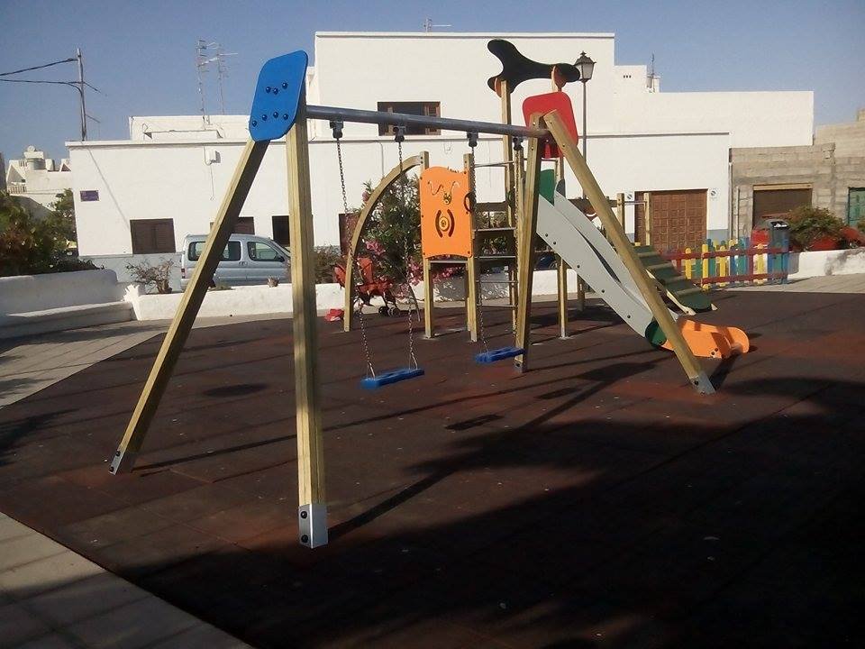 Ya repararon el Parque de Argana Baja