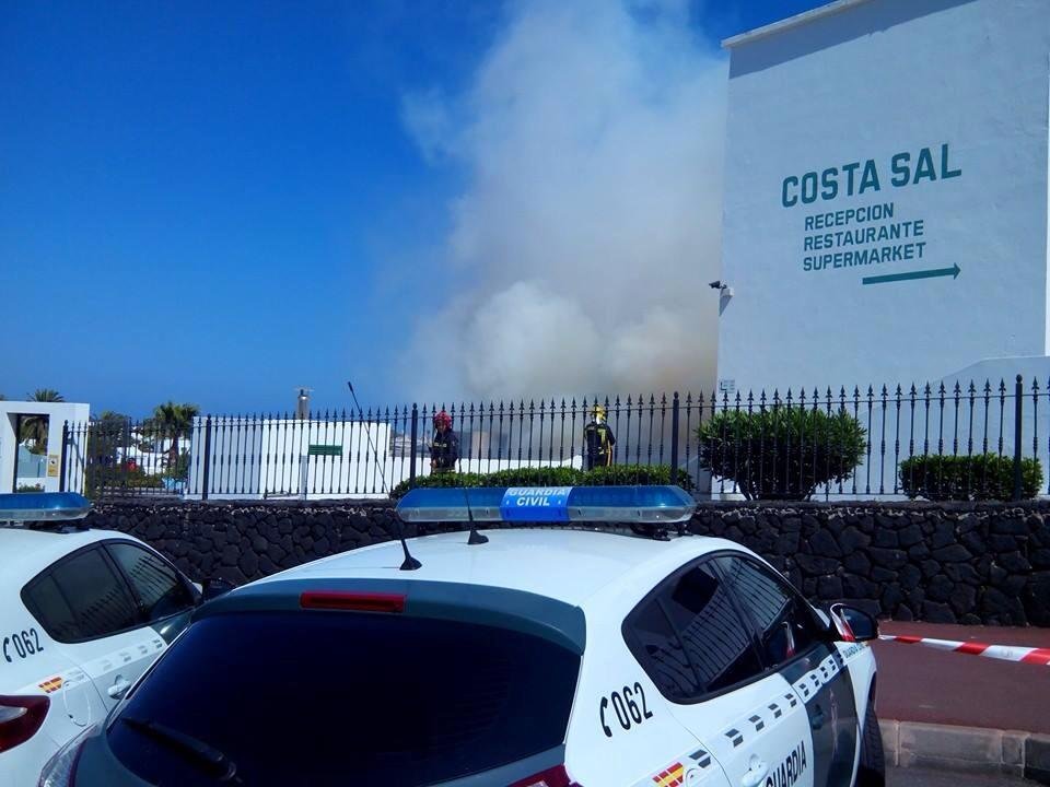 Fuego en Puerto del Carmen 3