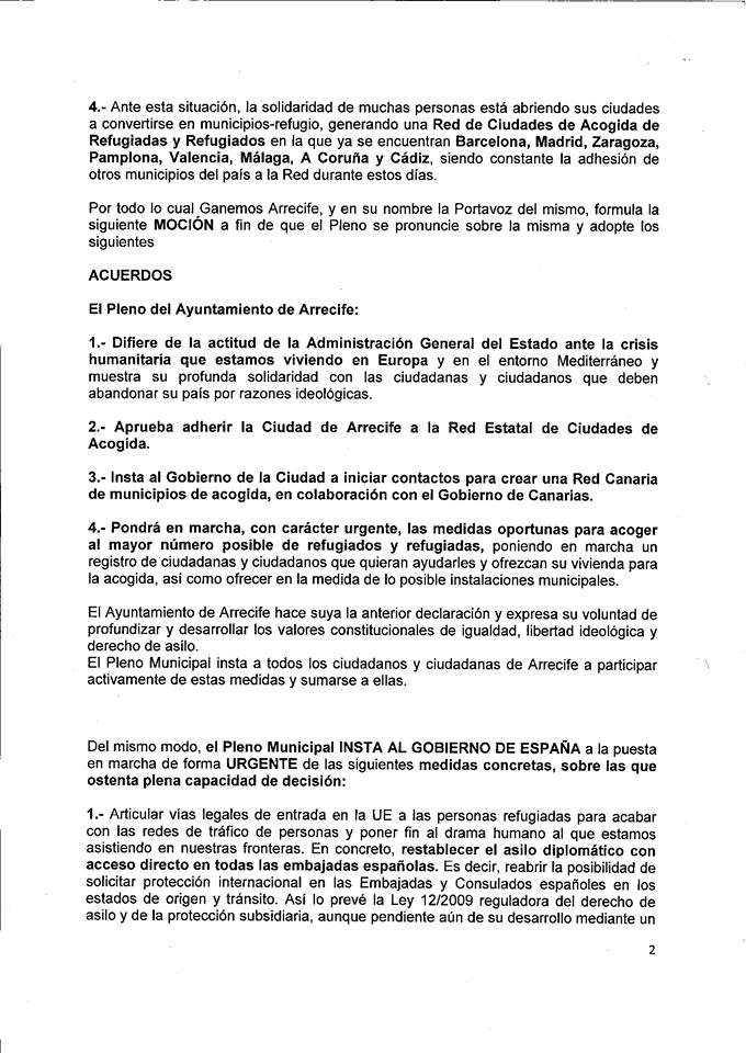 Moción de Ganemos Lanzarote 2