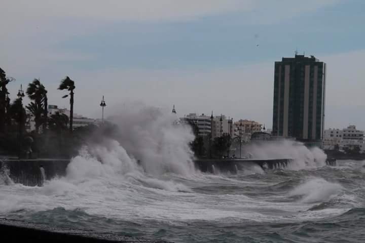 Temporal en Arrecife