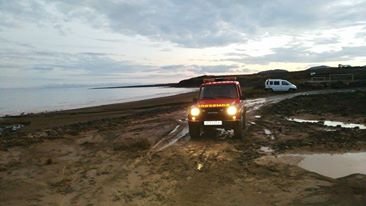Equipos de emergencia en La Garita