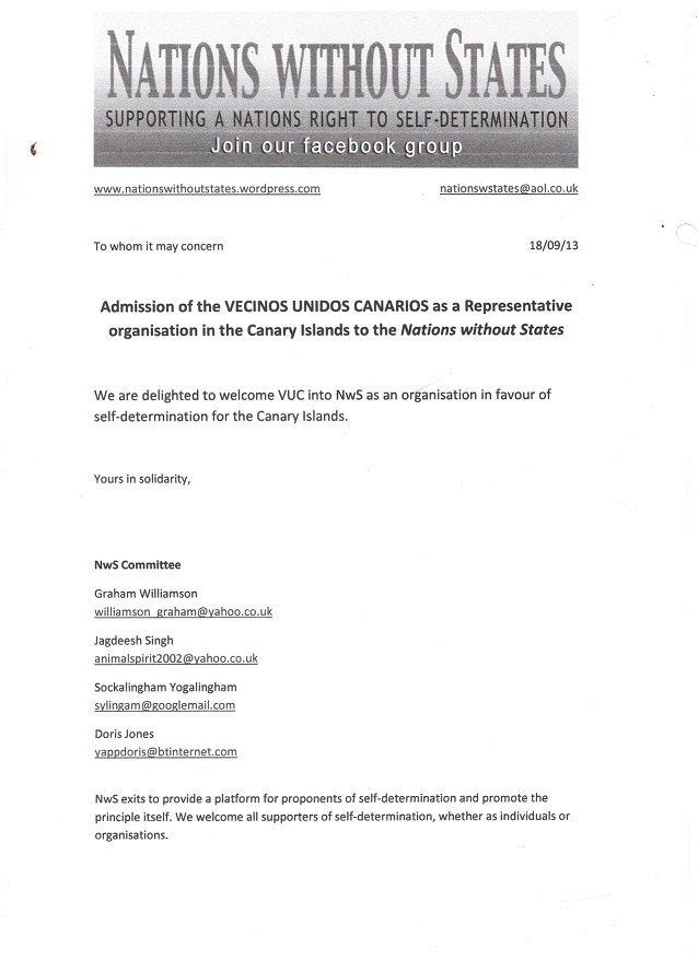 Admisión de VUC en NWS 2