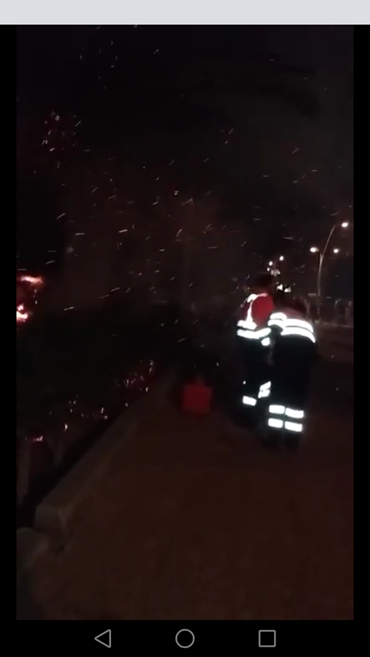 Incendio durante los fuegos artificiales 9