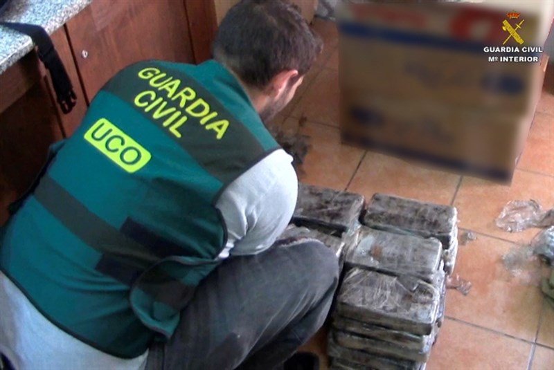 Droga intervenida en la Operación Daltones 2
