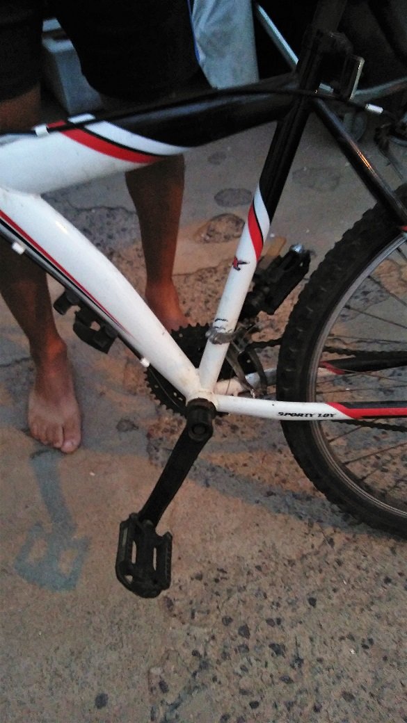 Bicicleta afectada 2