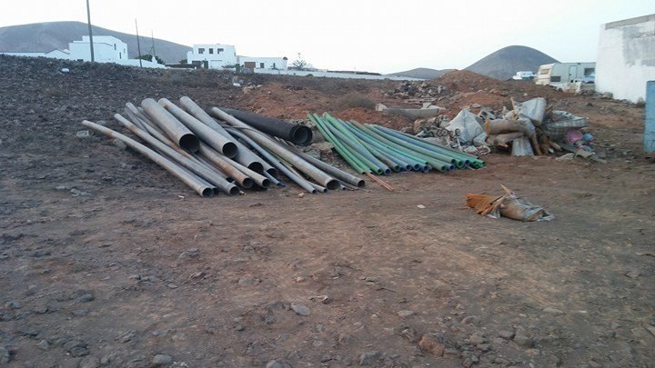 Chatarra abandonada en Argana