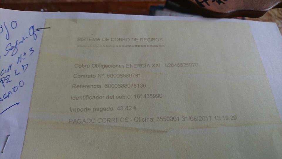 Pago a Endesa
