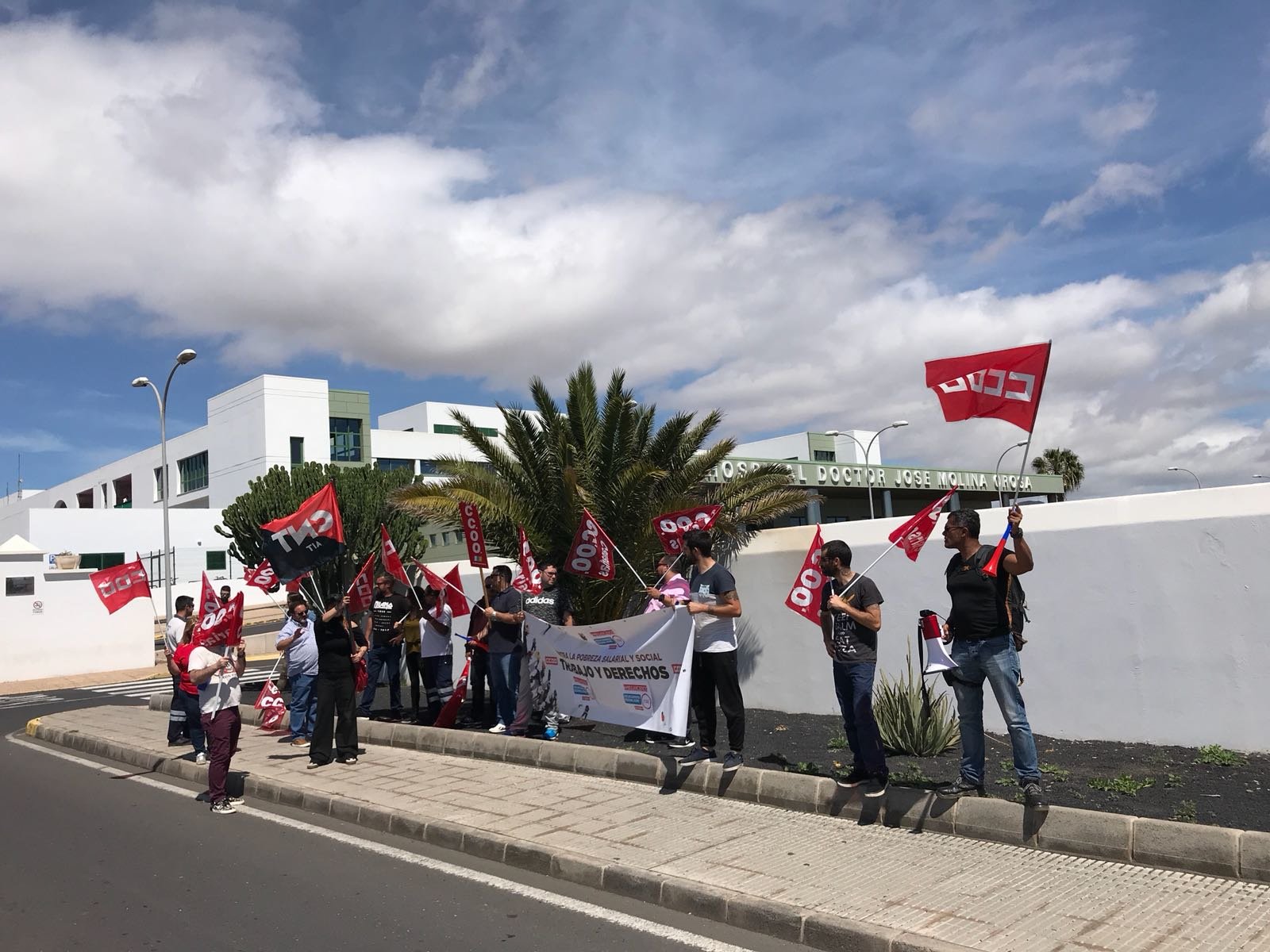 Huelga en el sector de ambulancias en Lanzarote 4