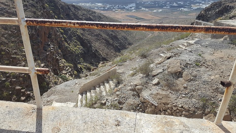 Falta de seguridad en la Presa de Mala 5 e