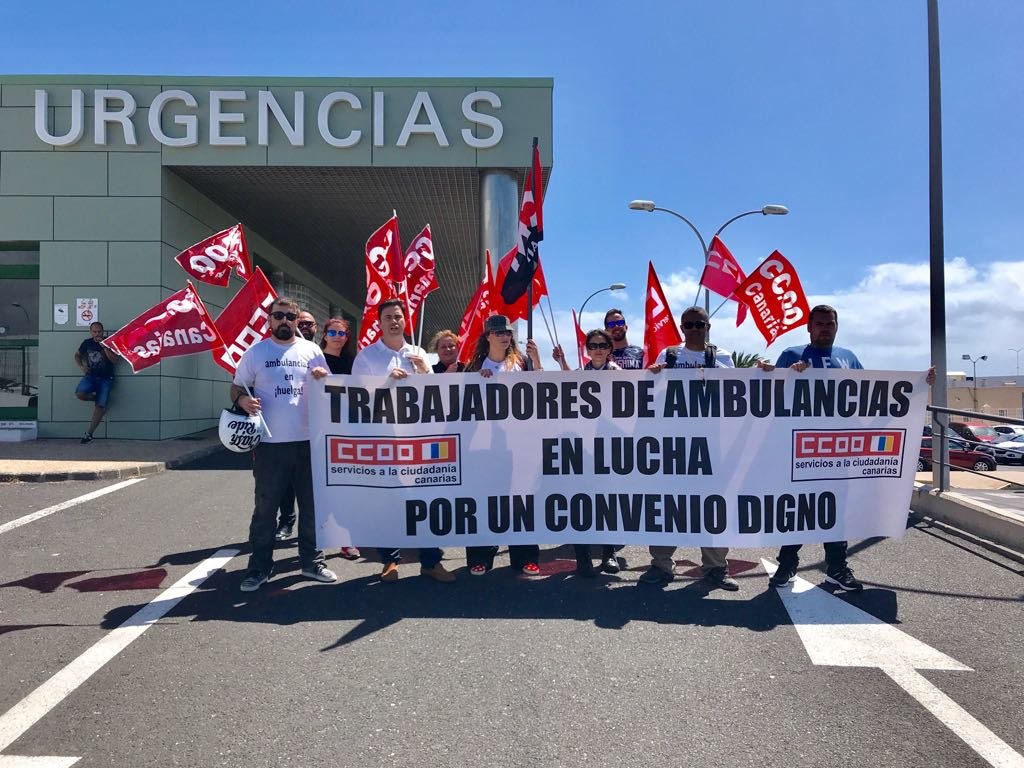 Continúa la huelga de ambulancias 2