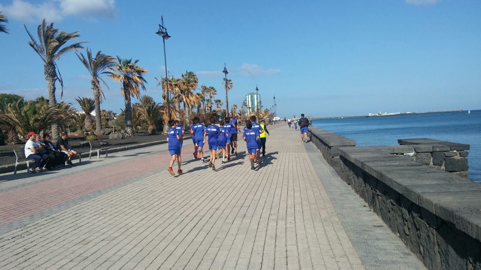 Deportistas entrenando en El Reducto 3