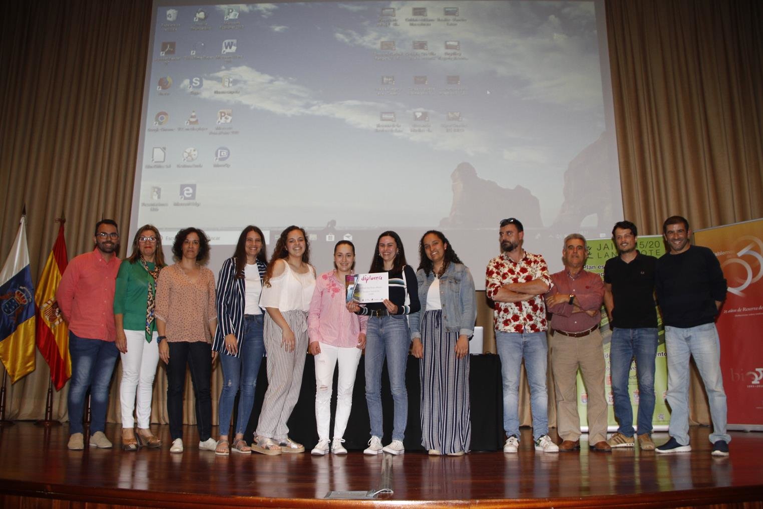 Alumnas IES Haría Rumbo a Menorca 2