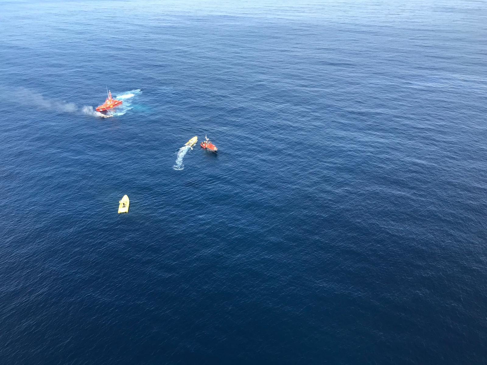 Velero incendiado 4