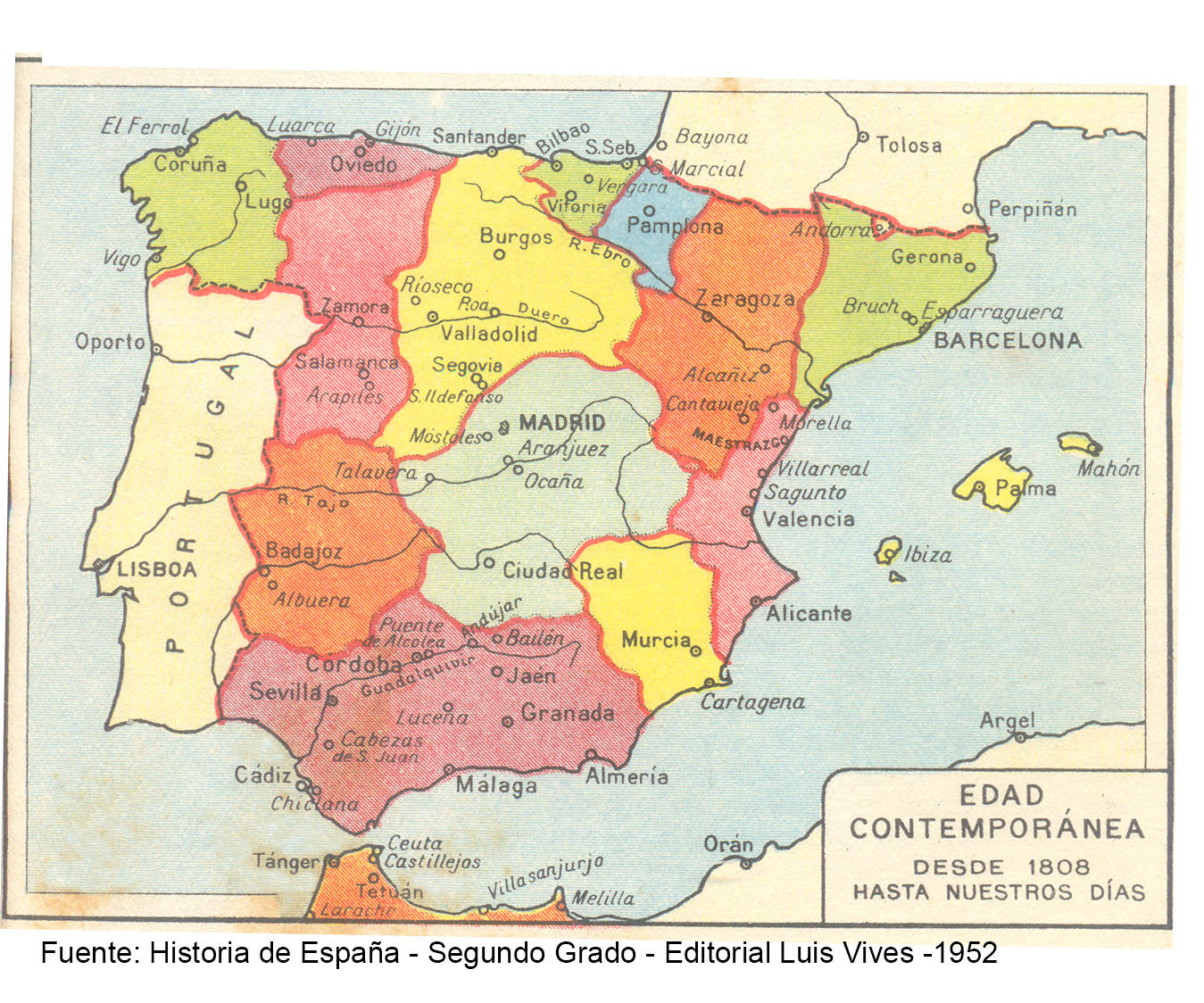 MAPA DE ESPAÑA - EDELVIVES-2