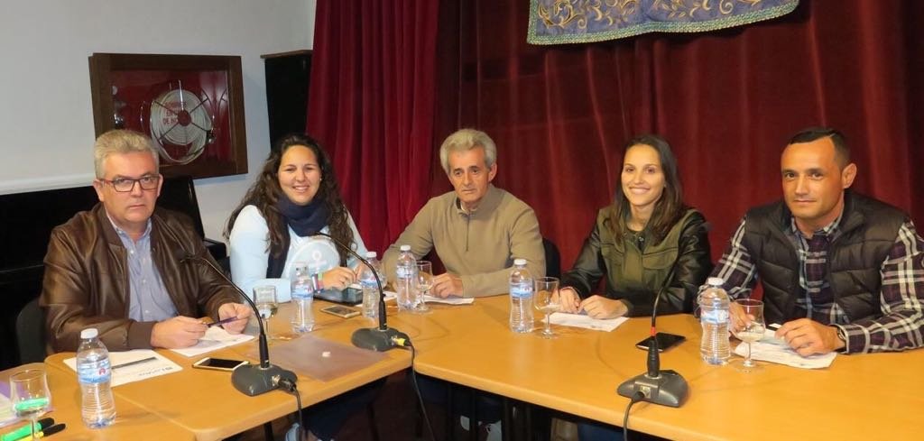 concejales CC Yaiza,Angel Domínguez, pedro viñoly, tania Ramon, Miguel Angel, yurena machin