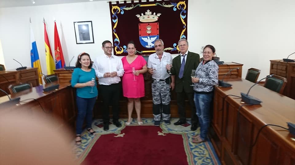 Primera boda oficiada por Andrés Medina