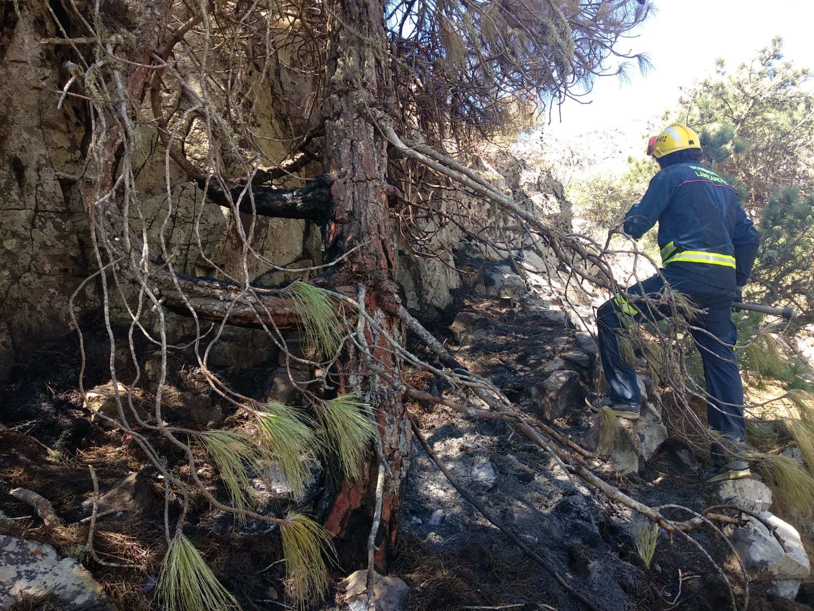 Conato de incendio en Haría