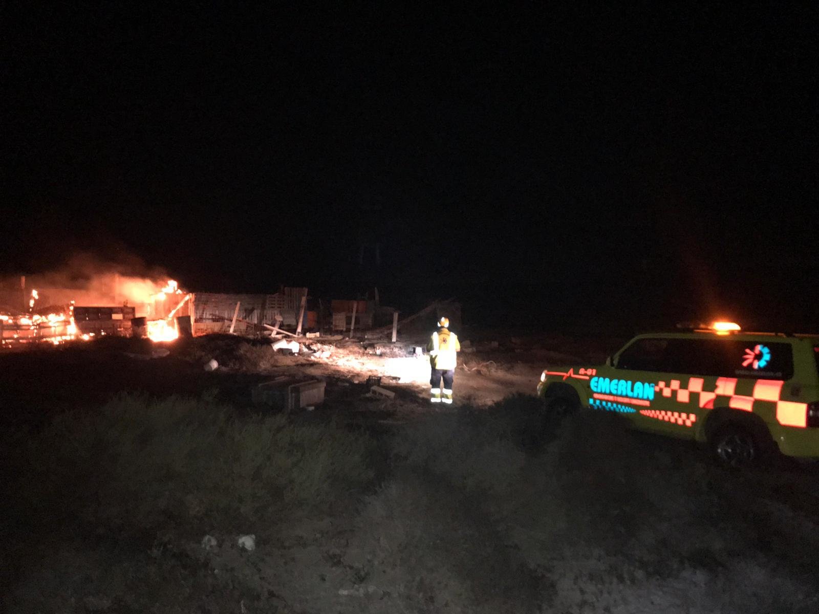 Incendio en corrales de Famara 4