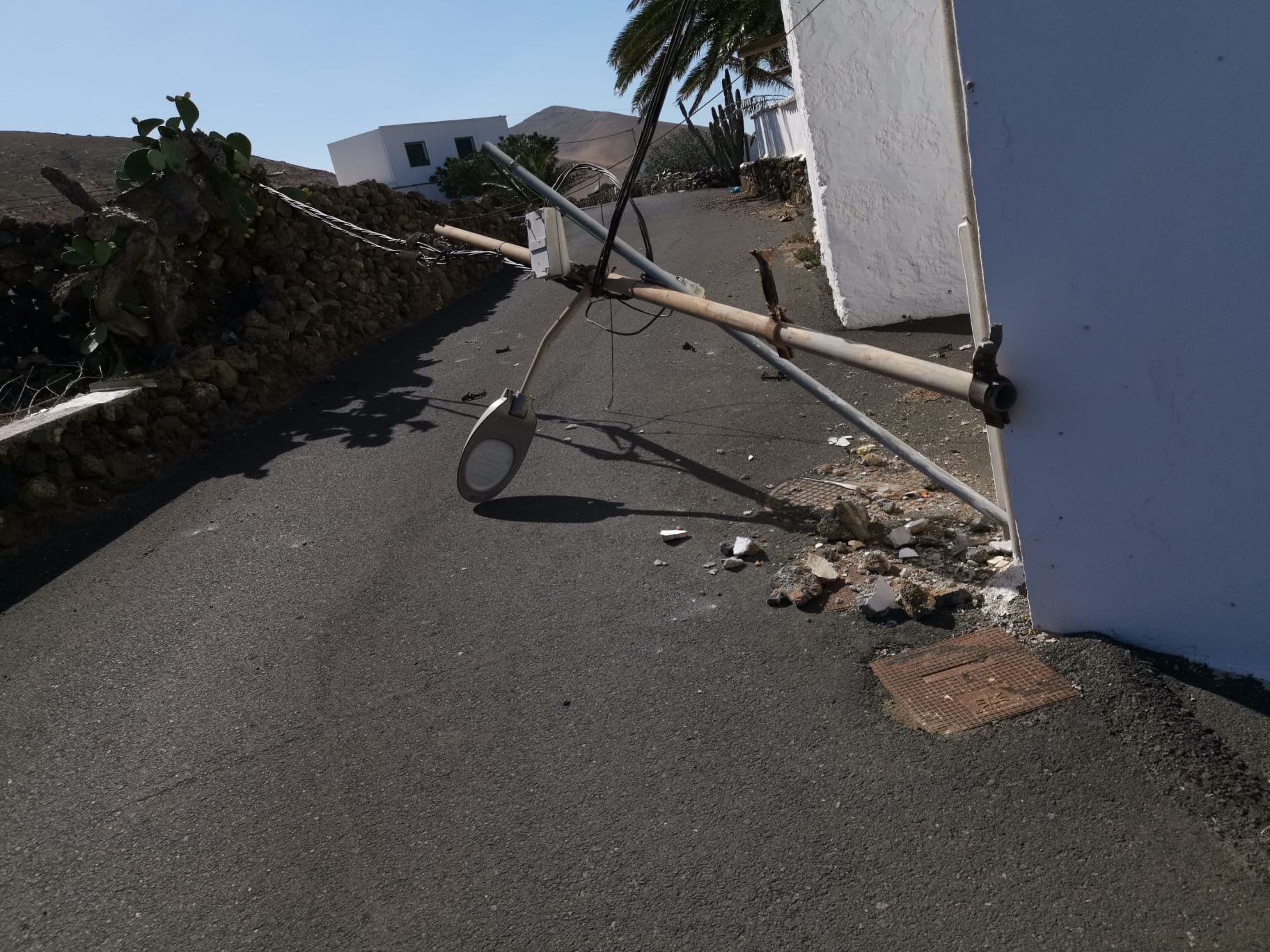 Temporal de viento Yaiza