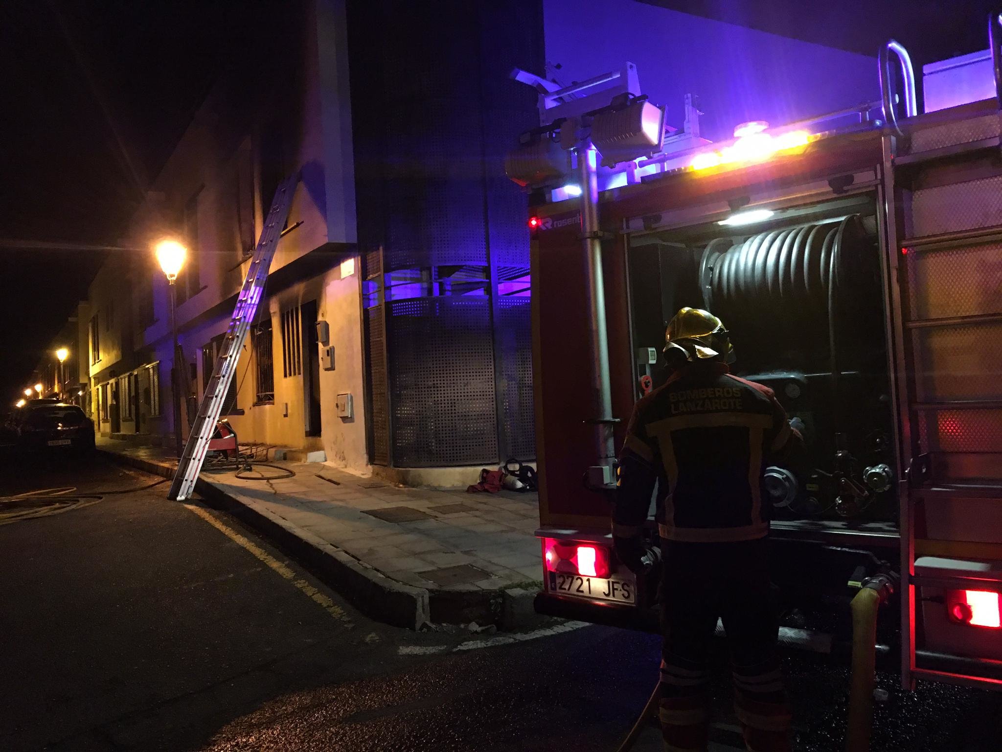 Incendio de un dúplex en Argana 2