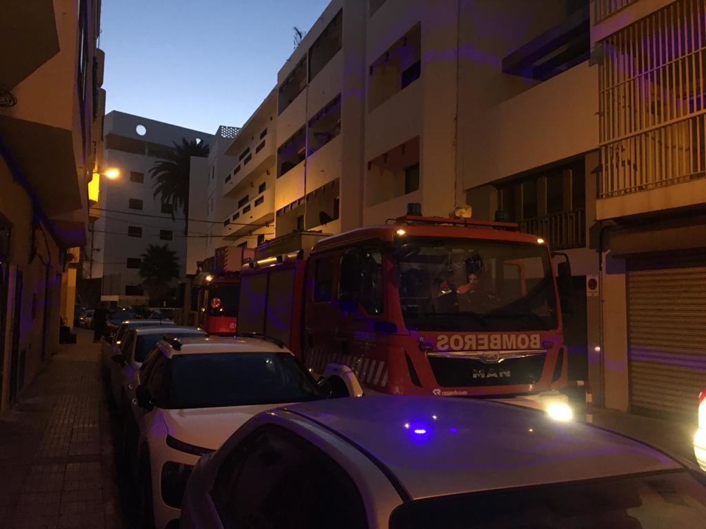 Incendio en la calle El Greco 2
