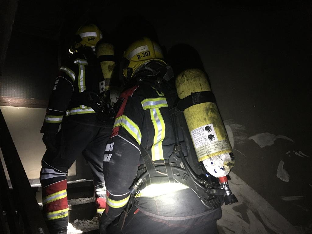 Incendio en la calle El Greco 3