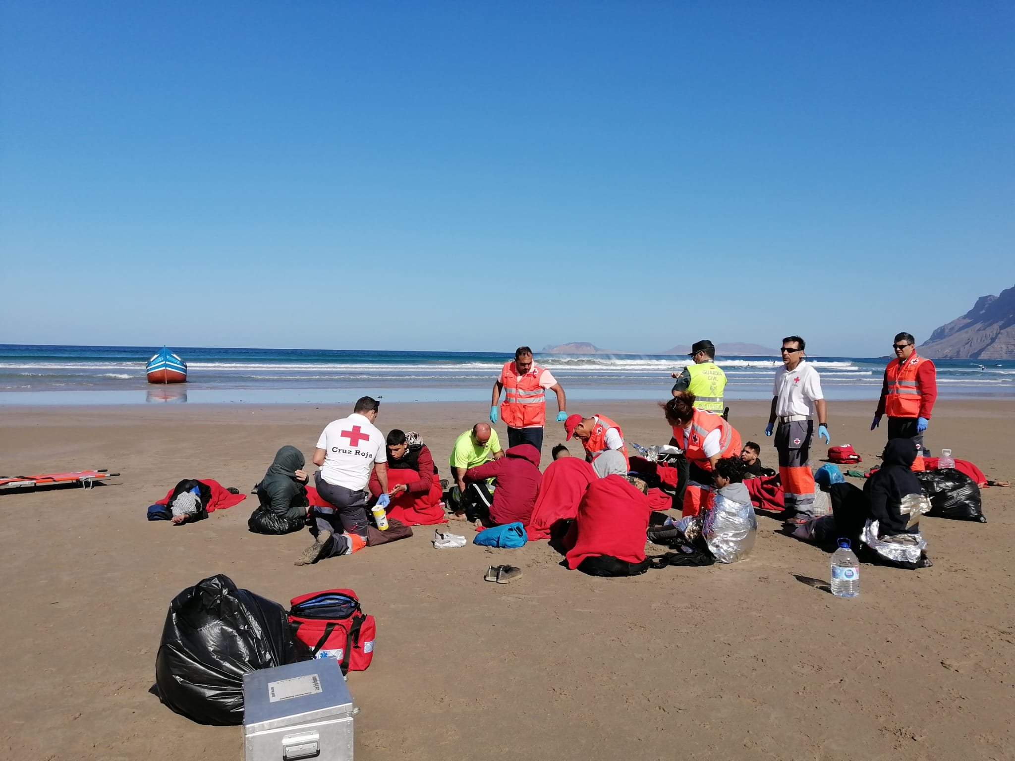 Patera en Famara 3