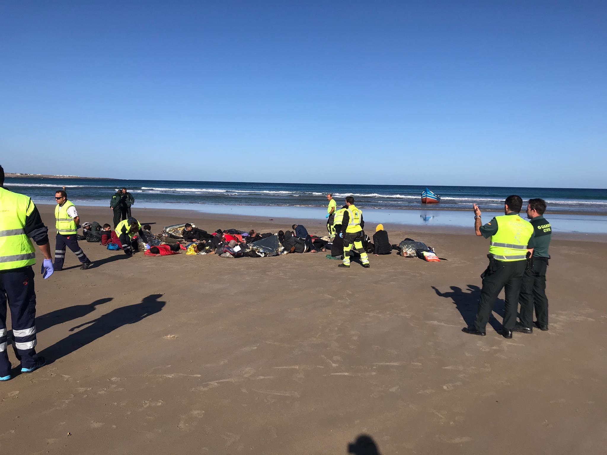 Patera en Famara 7