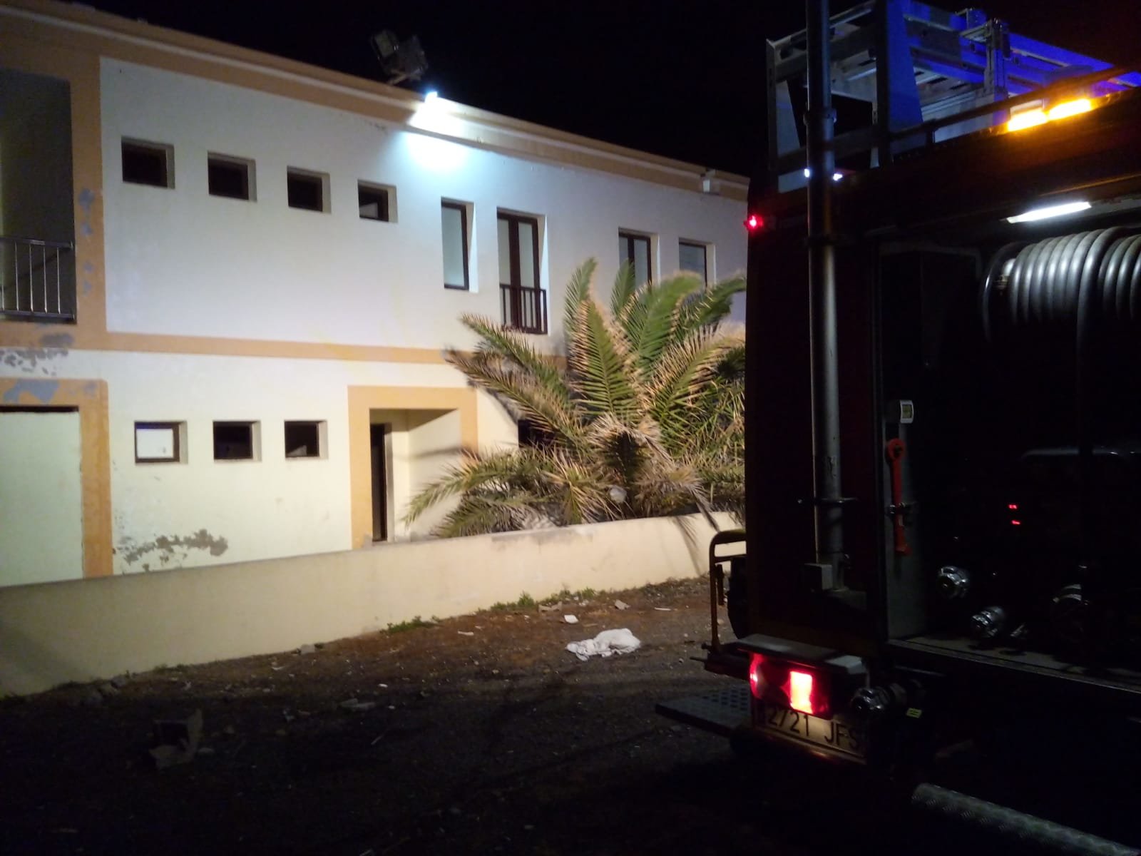 Incendio del Albergue de La Santa 3