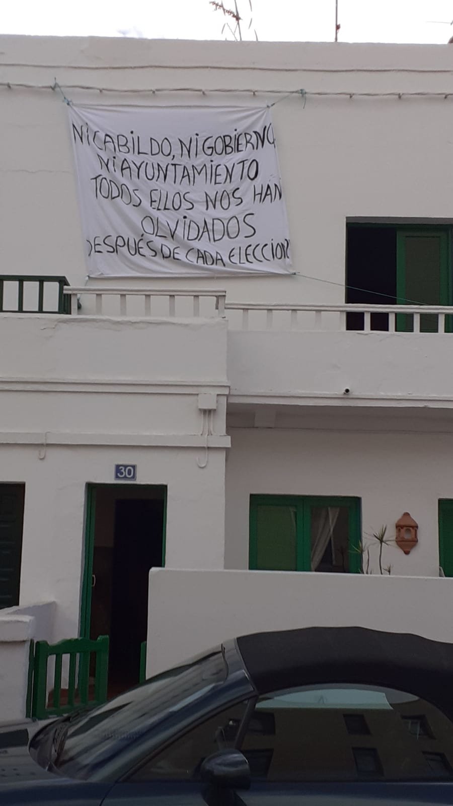 Pancartas de los vecinos de Valterra 3