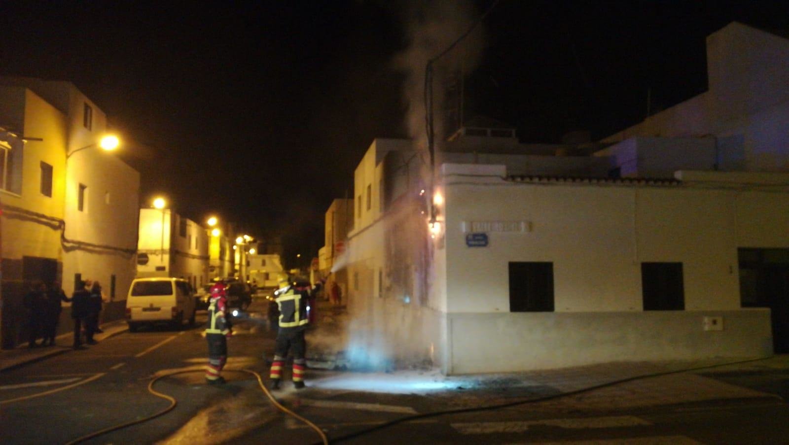 Noche de incendios en Gregorio Chil 2