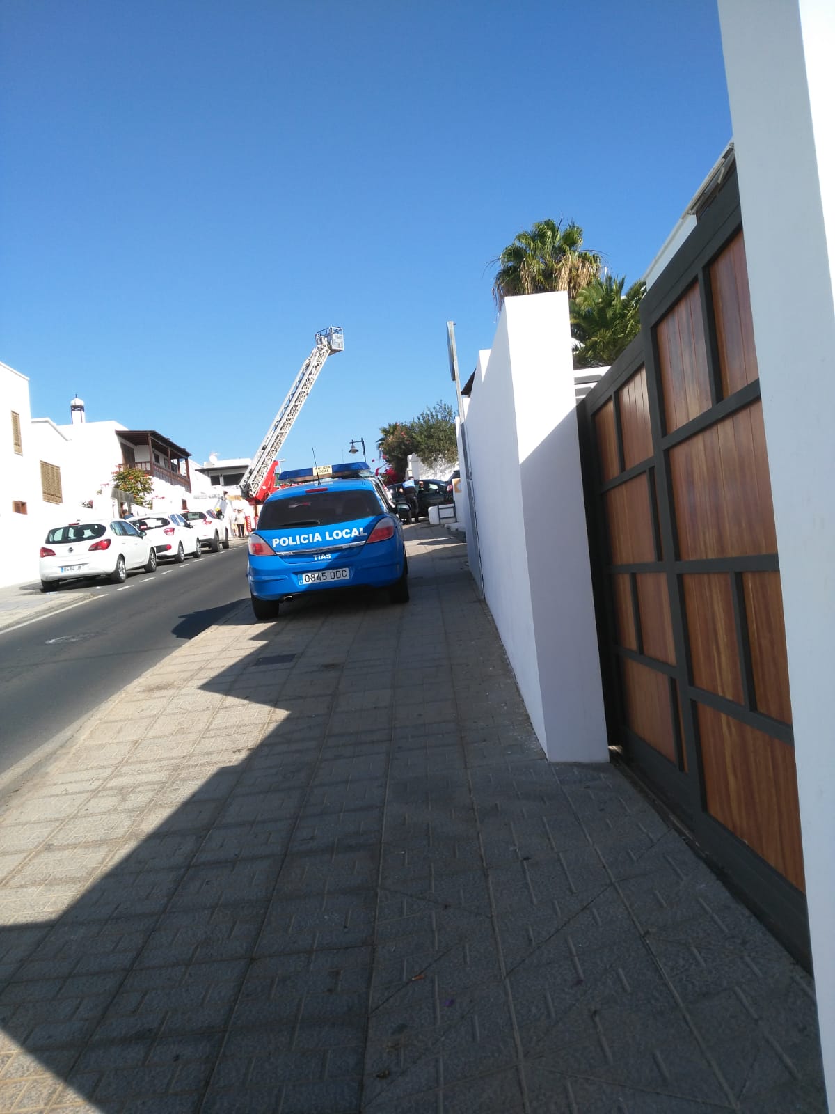 Lugar del altercado en Puerto del Carmen