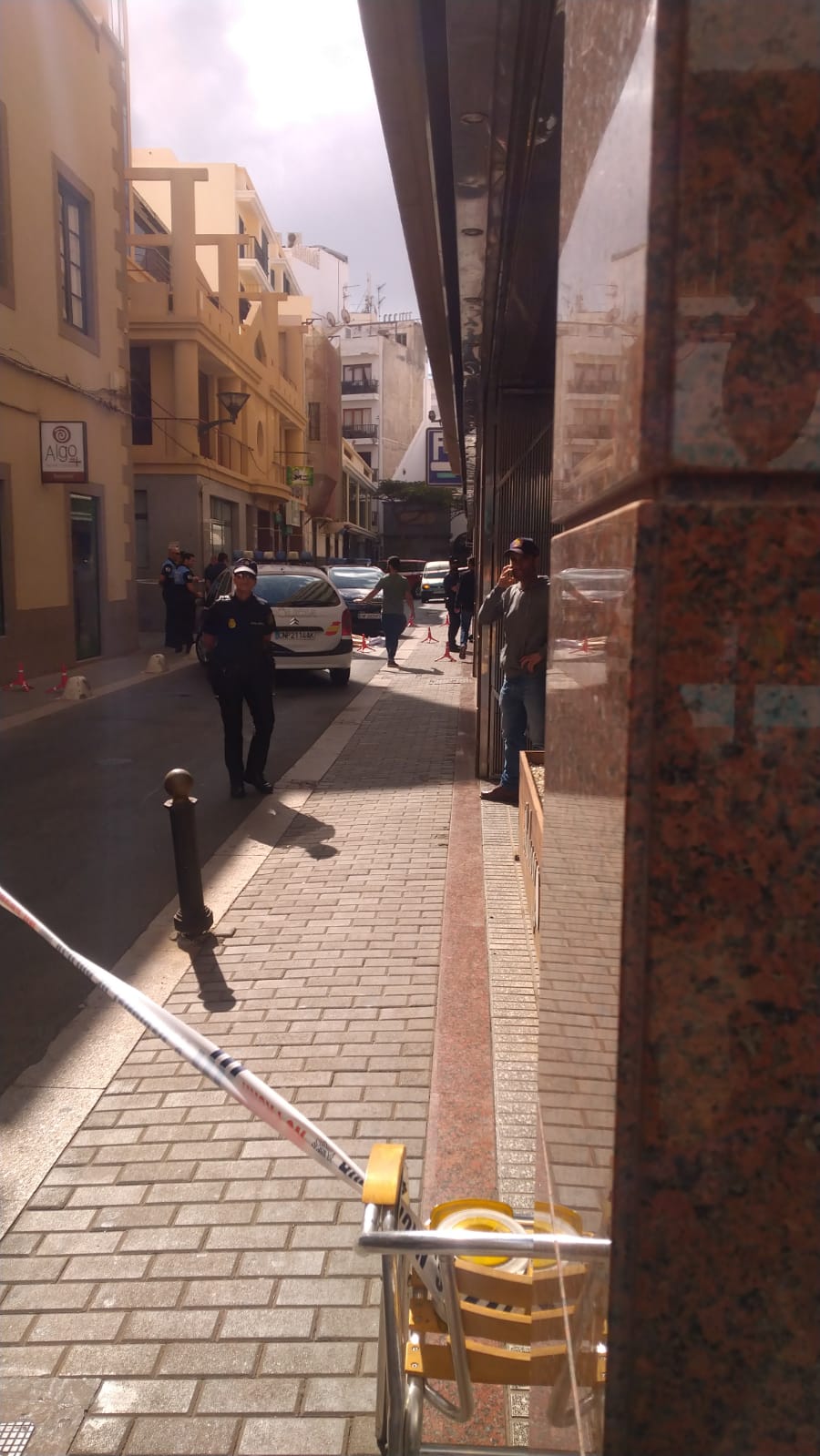 Una mujer cayó de lo alto del parking 4