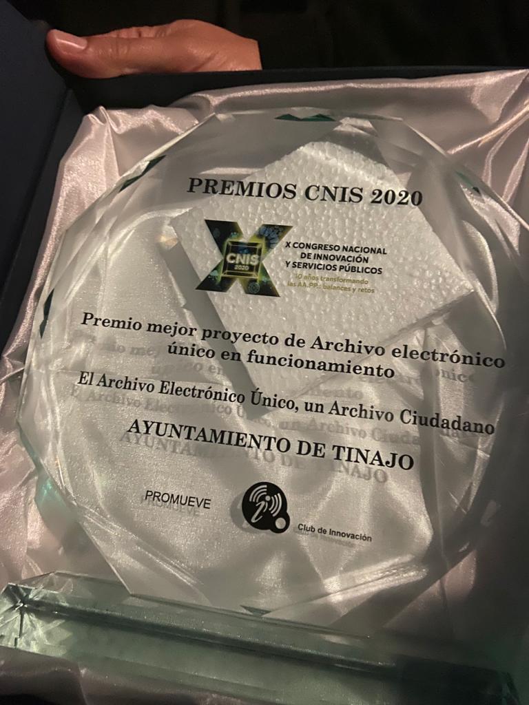 Premio CNIS al ayuntamiento de Tinajo