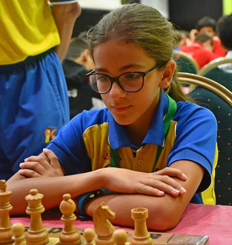 Campeona del I Campeonato de Ajedrez Infantil Online