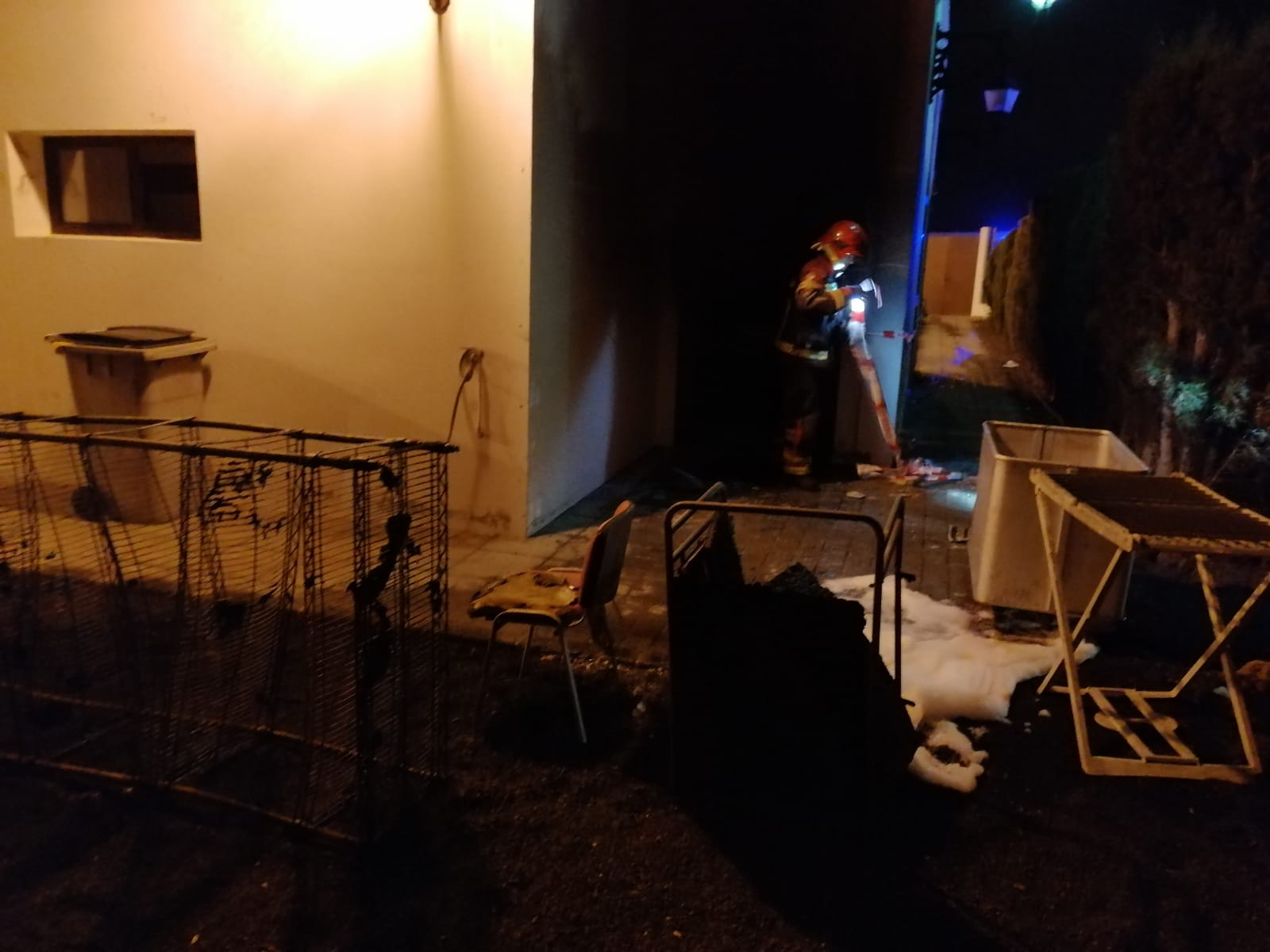 Incendio en la Unidad de Rehabilitación Psicosocial de Tahiche 5