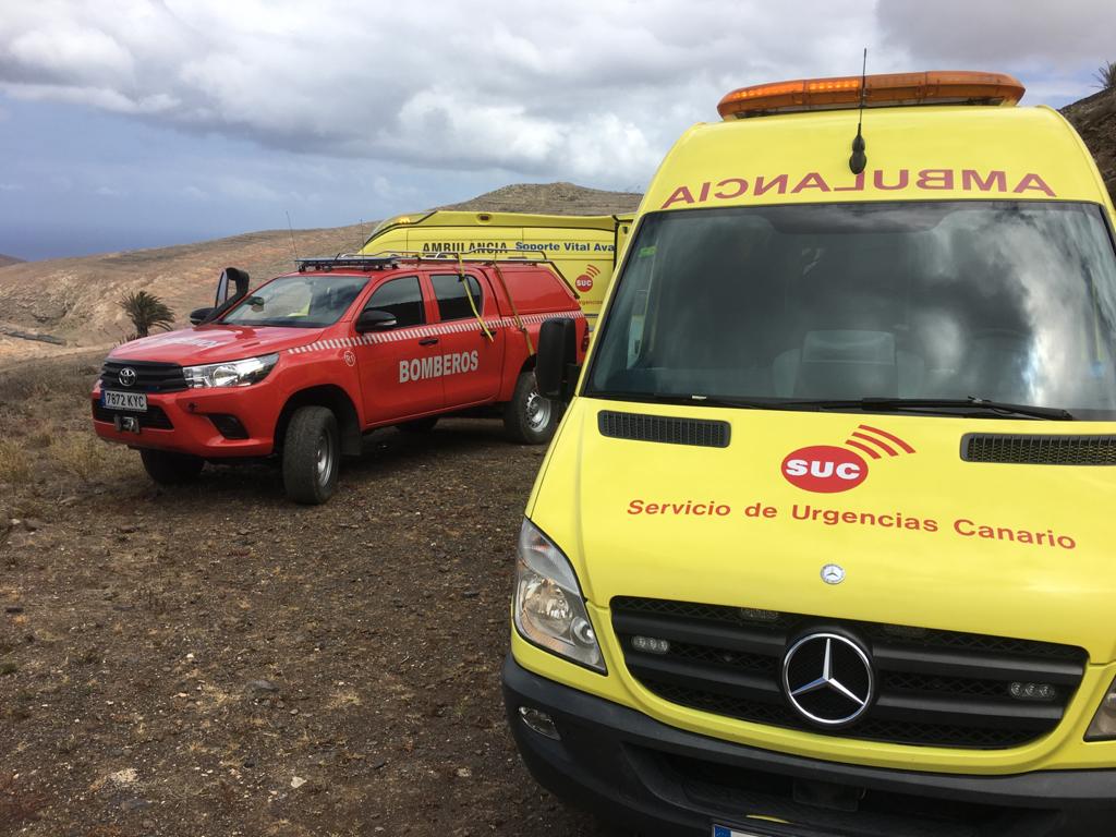 Rescate de una mujer en el Valle del Palomo