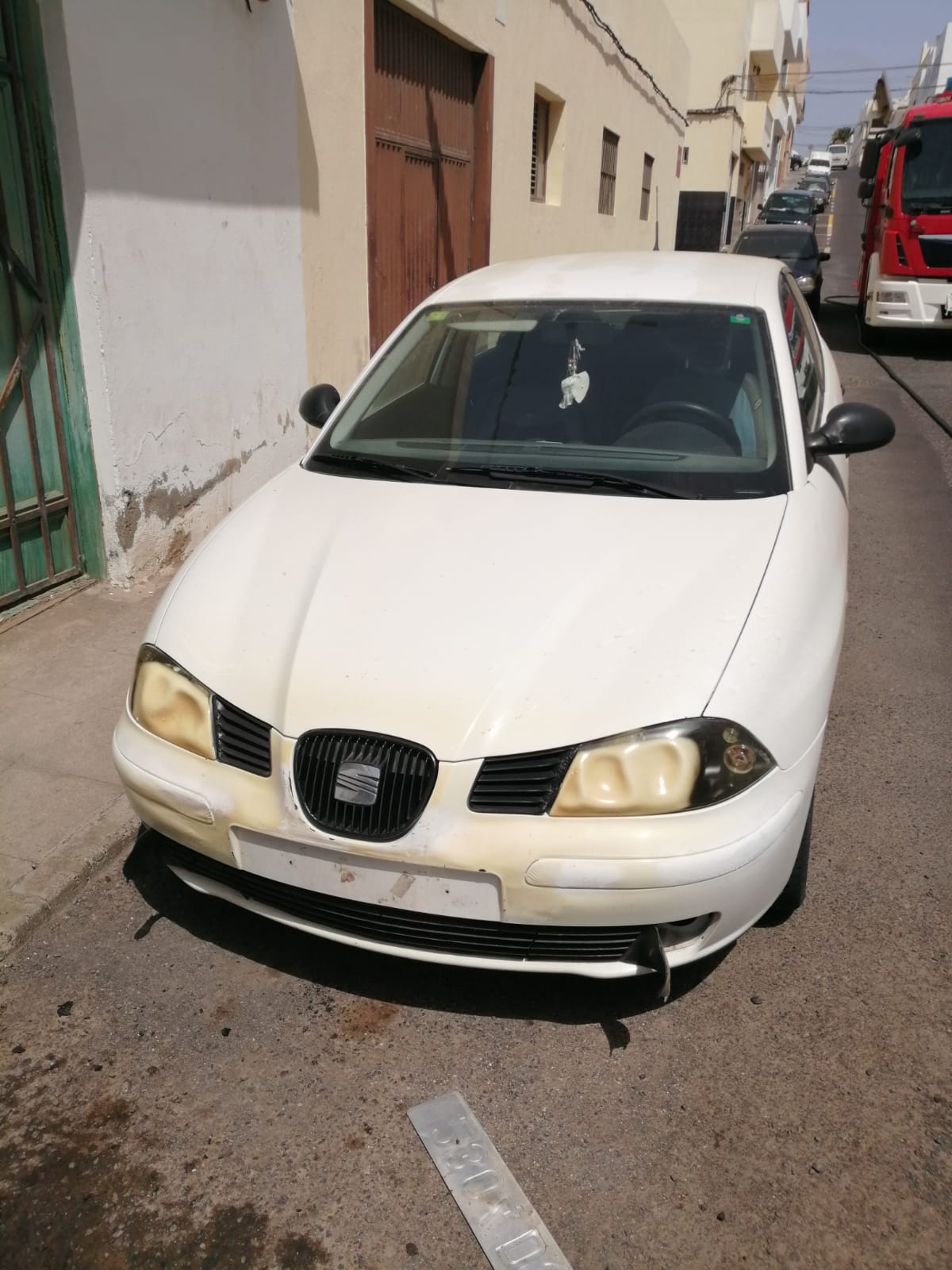 Vehículo afectado