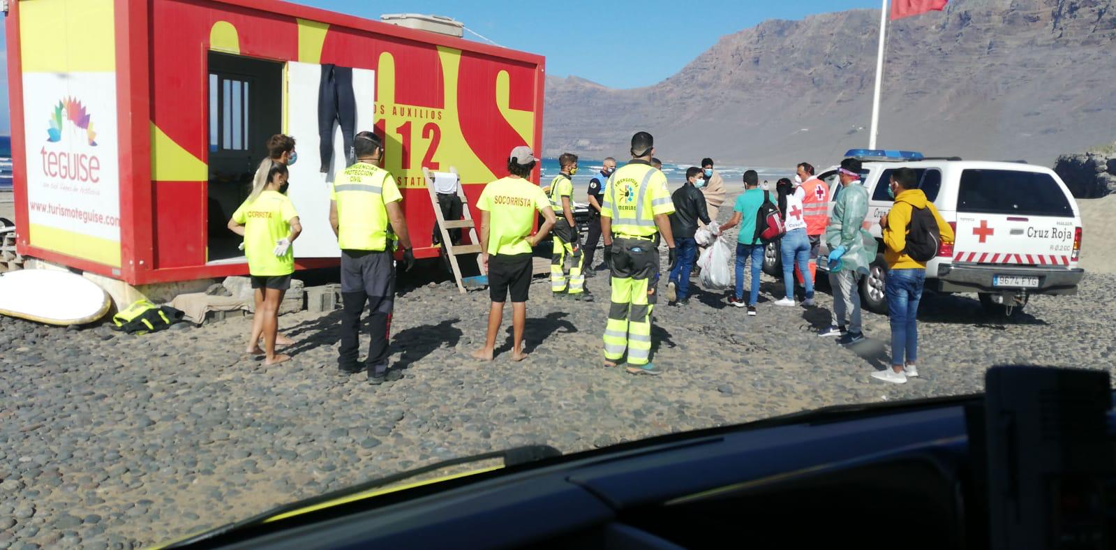 Inmigrantes atendidos en Famara