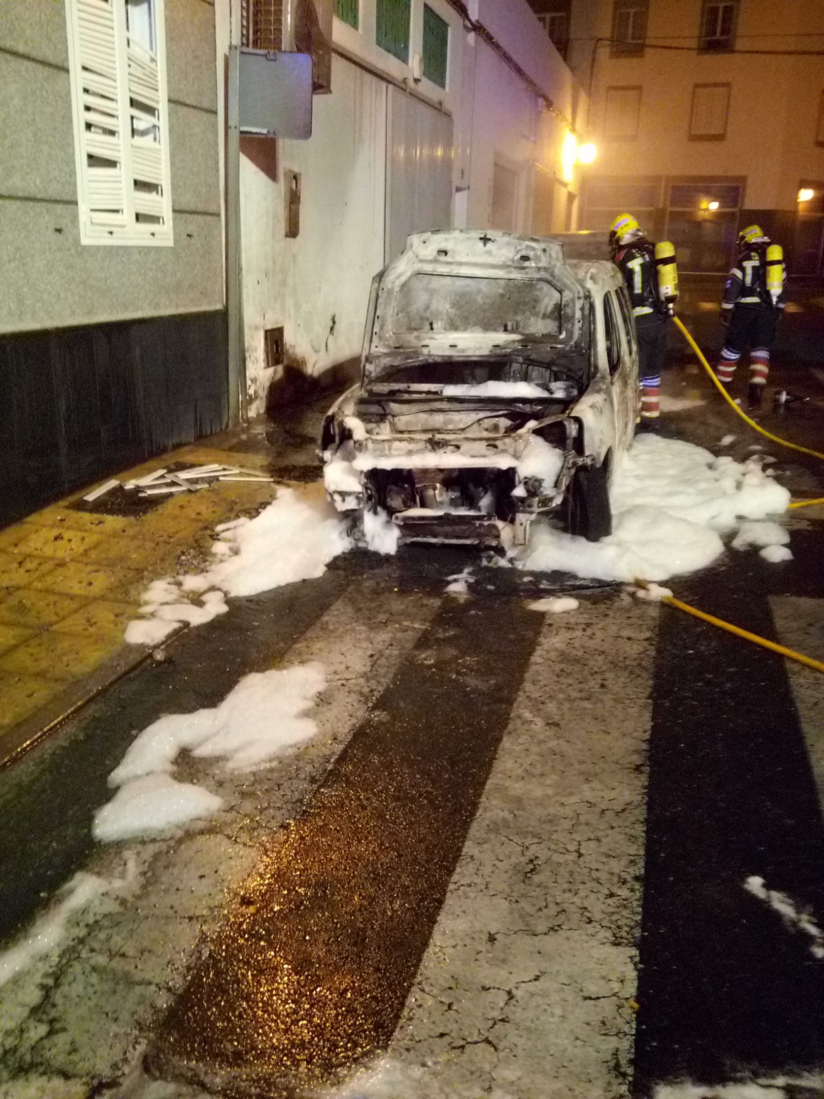 Incendio en la calle Tres Amigos
