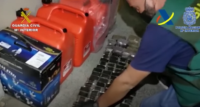 Aprehensión de 9 kilos de hachís
