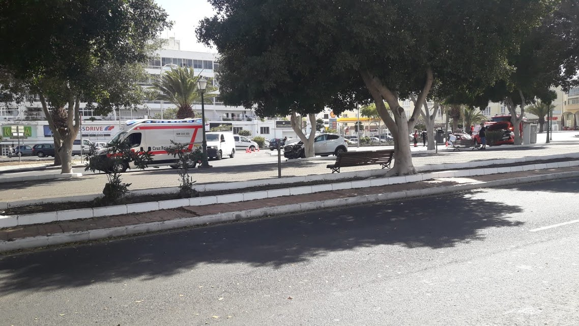 Accidente de un vehículo de bomberos 2