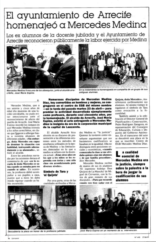 En memoria de Mercedes Medina 2